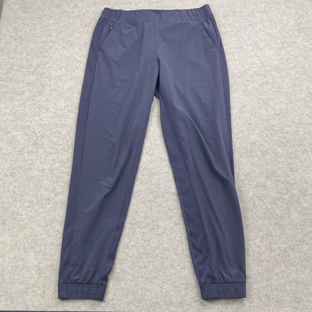 Athleta Brooklyn Jogger Pants Girls 14 (33x30) Blue Pull On Stretch Athletic